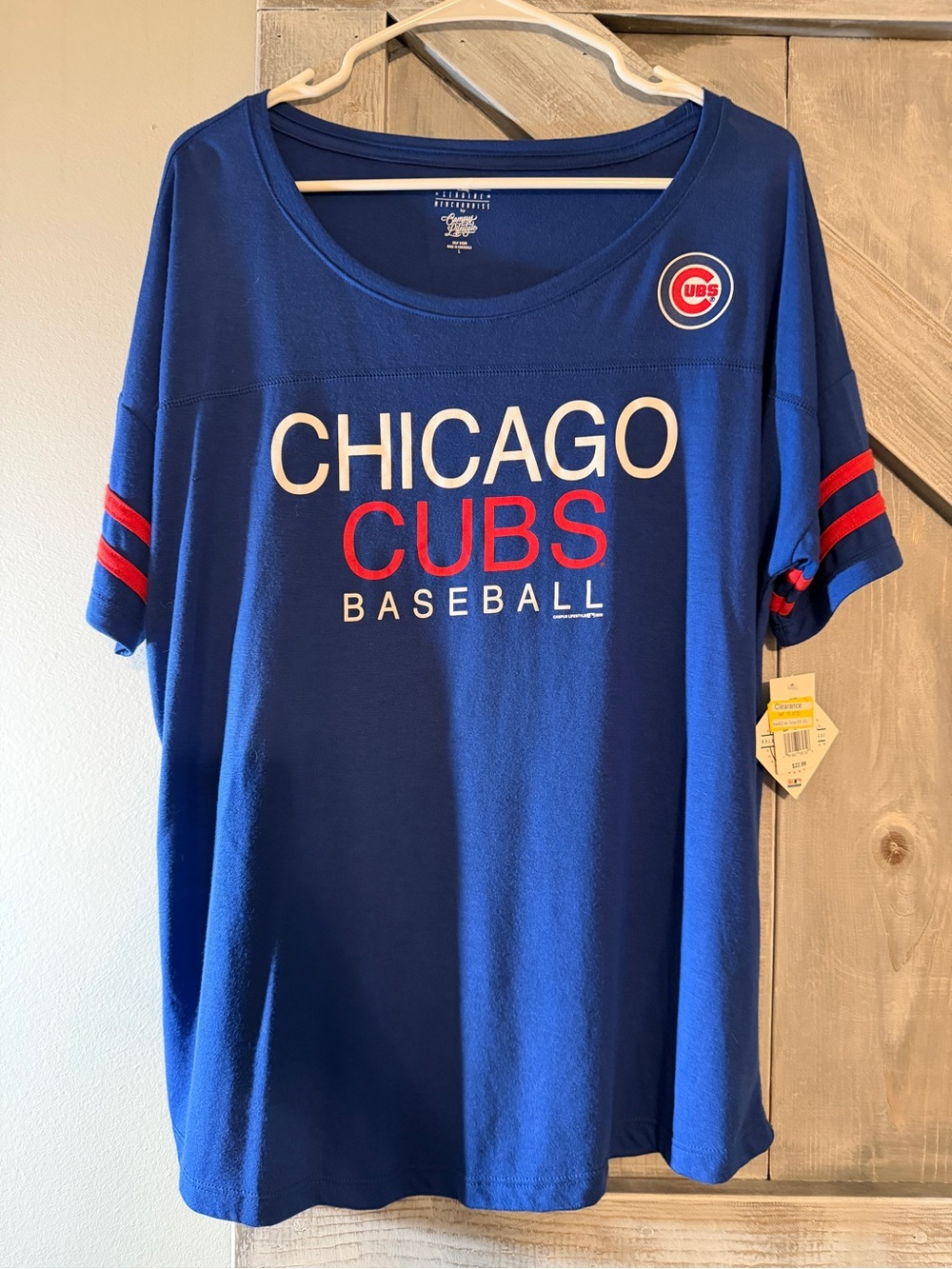 Chicago Cubs Women's Short Sleeve Tee - Royal Blue